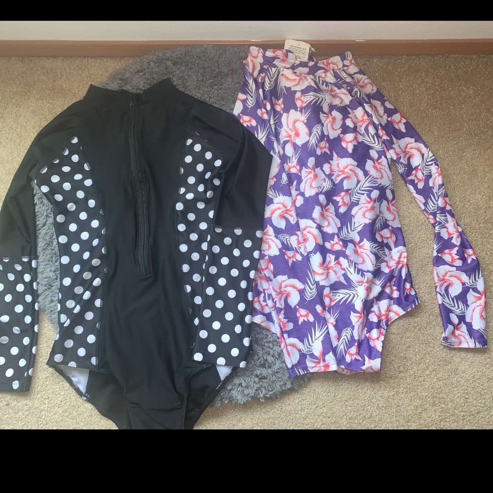 Long sleeve swim wear